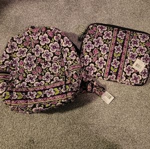 Vera Bradley Backpack & Laptop Case Set